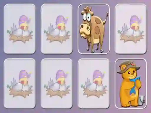 Animals Cards Match memory game — 無料オンラインゲーム