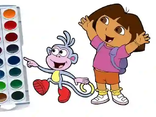 Dora The Explorer Coloring Book — 無料オンラインゲーム