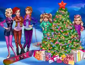 Princesses Christmas tree — 無料オンラインゲーム