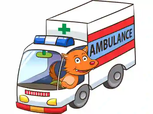 Cartoon Ambulance Puzzle — 無料オンラインゲーム