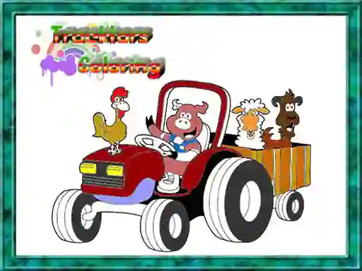 Tractor Coloring Pages — 無料オンラインゲーム