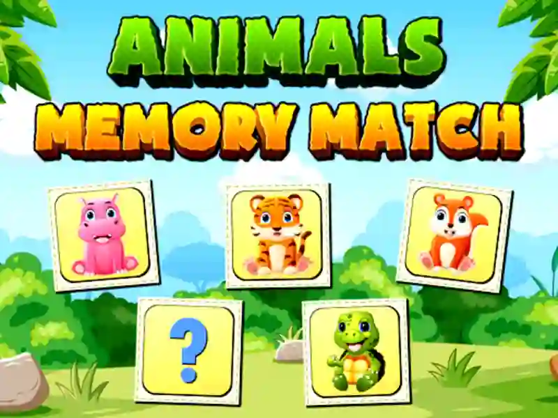 Animals Memory Match — 無料オンラインゲーム