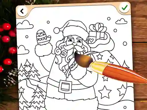 ゲームChristmas Coloring Gameオンライン