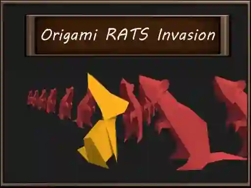 Origami Rats Invasion — 無料オンラインゲーム