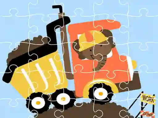 Dumper Trucks Jigsaw — 無料オンラインゲーム