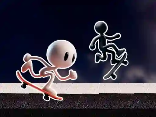 Black and White Stickman — 無料オンラインゲーム