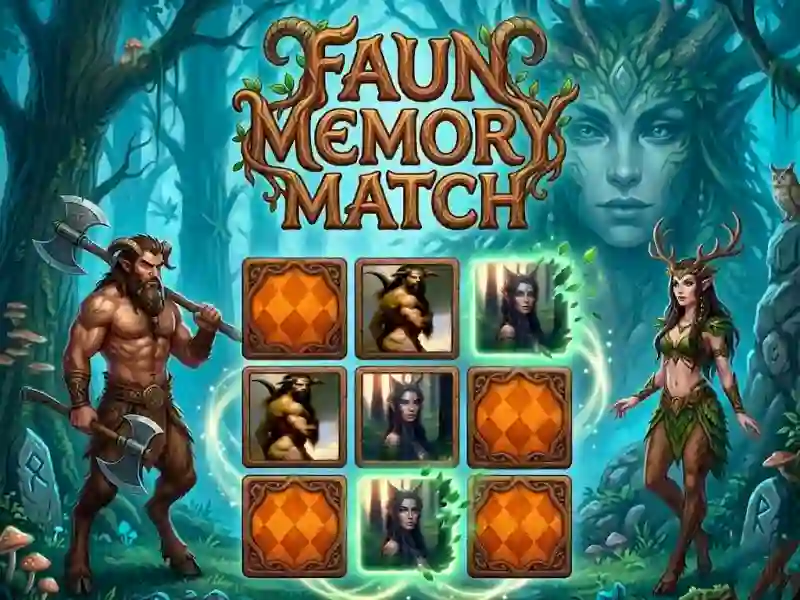 Faun Memory Match — 無料オンラインゲーム
