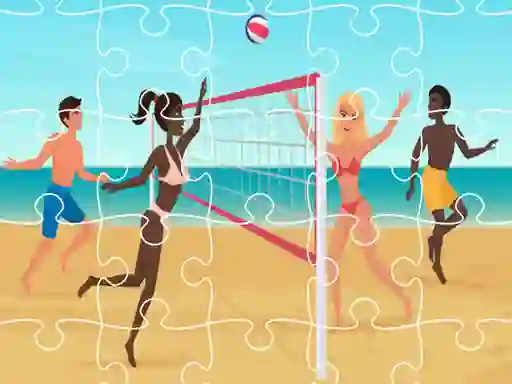Beach Volleyball Jigsaw — 無料オンラインゲーム