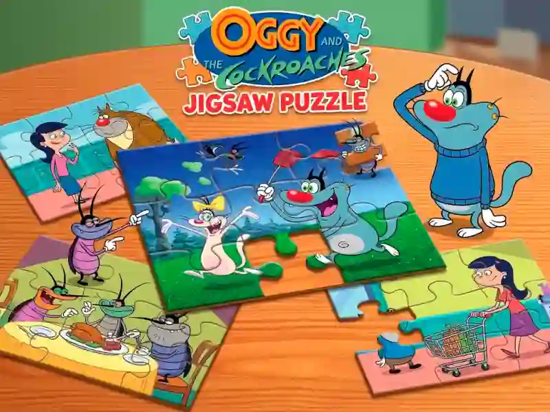 Oggy and the Cockroaches Jigsaw Puzzle — 無料オンラインゲーム
