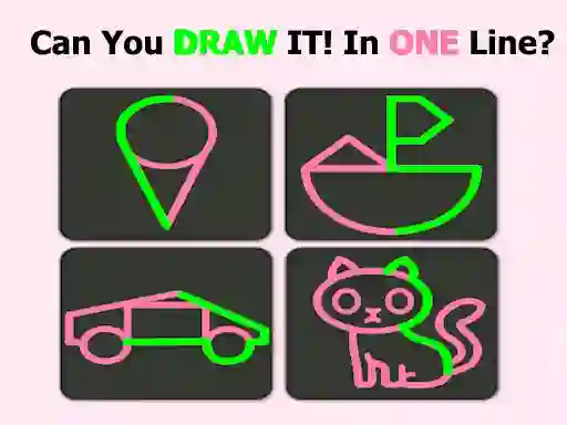 Brain Test: One Line Draw Puzzle — 無料オンラインゲーム