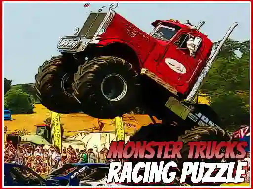 ゲームMonster Trucks Racing Puzzleオンライン