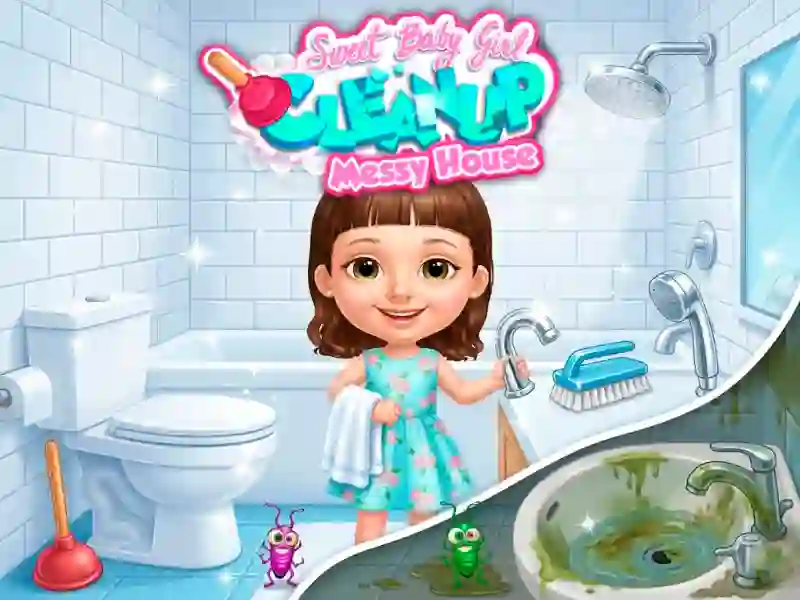 Sweet Baby Girl Cleanup Messy House — 無料オンラインゲーム