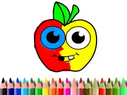 Back To School: Apple Coloring Book — 無料オンラインゲーム