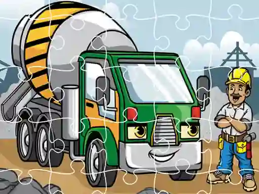 Construction Trucks Jigsaw — 無料オンラインゲーム
