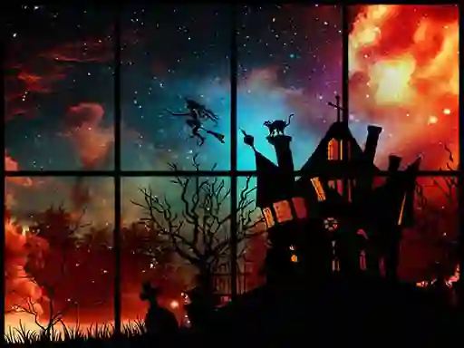 ゲームSliding Halloween Partyオンライン