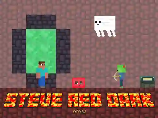 Steve Red Dark — 無料オンラインゲーム
