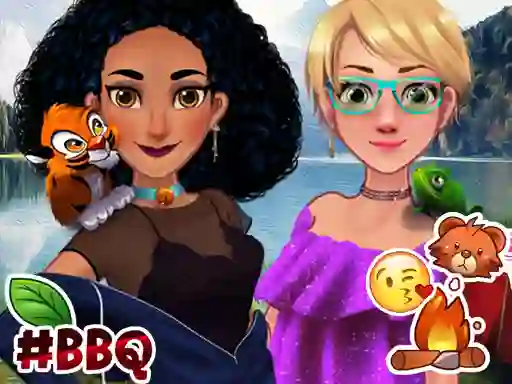 ゲームJasmine & Rapunzel on Campingオンライン