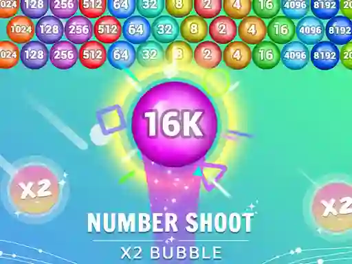 Number Shoot x 2 bubble — 無料オンラインゲーム