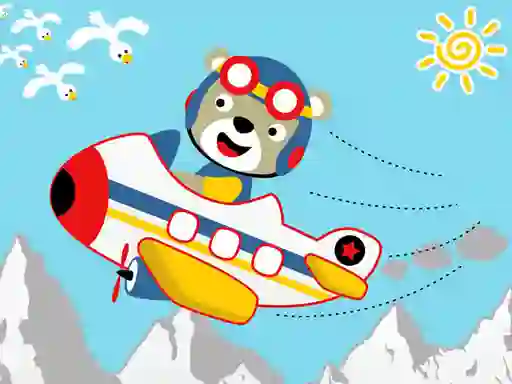 Friendly Airplanes For Kids Coloring — 無料オンラインゲーム