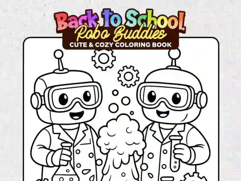 ゲームBack to School: Robot Coloring Bookオンライン