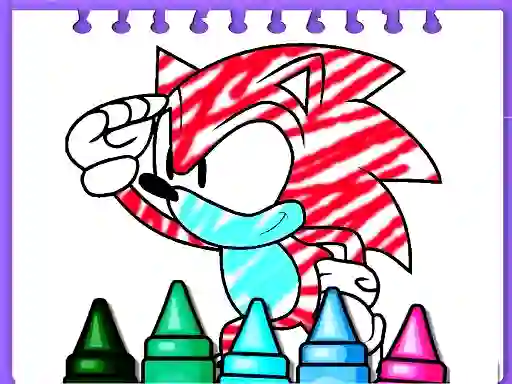 ゲームSonic Coloring Bookオンライン