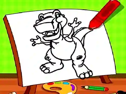 ゲームEasy Kids Coloring Dinosaurオンライン