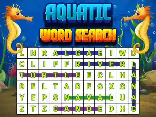 Aquatic Word Search — 無料オンラインゲーム