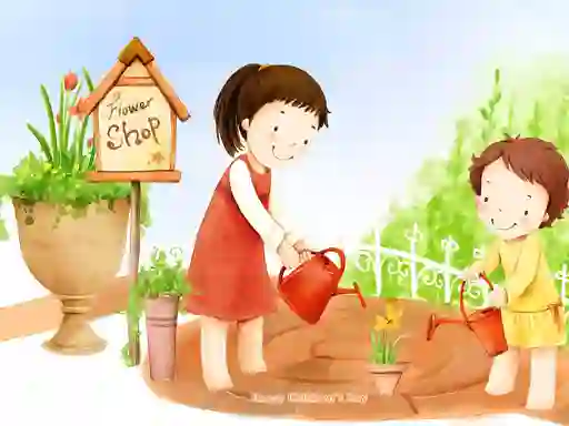 ゲームCartoon Childrens Day Puzzleオンライン