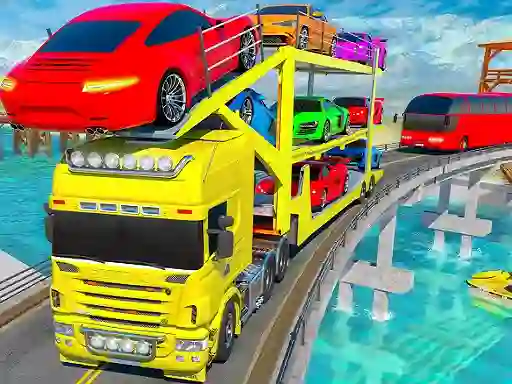 Crazy Mega Car Transport Truck Game — 無料オンラインゲーム