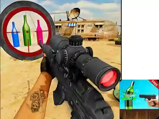 Sniper Bottle Shooting — 無料オンラインゲーム