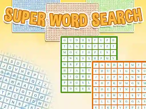 Super Word Search — 無料オンラインゲーム
