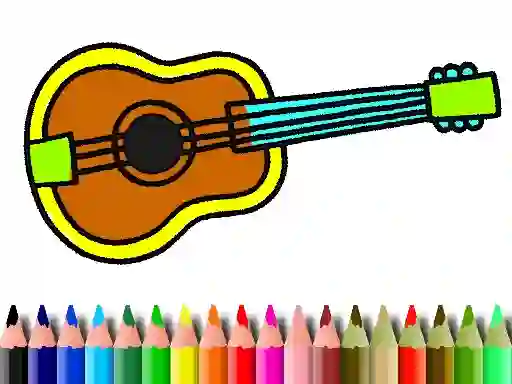 Back To School: Music Instrument Coloring Book — 無料オンラインゲーム
