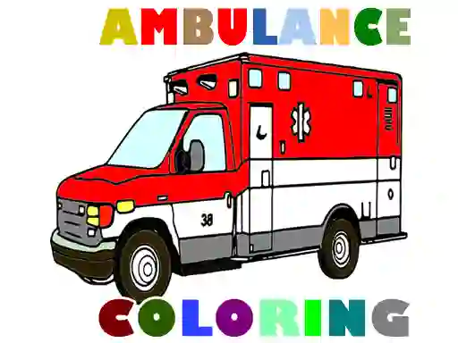 Ambulance Trucks Coloring Pages — 無料オンラインゲーム