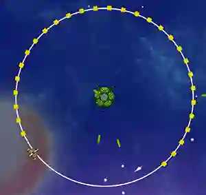 Orbit Avoider — 無料オンラインゲーム