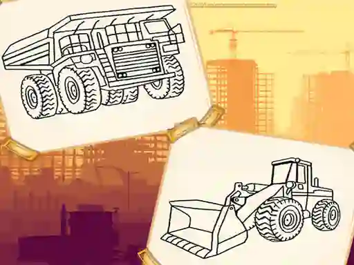 Construction Trucks Coloring — 無料オンラインゲーム