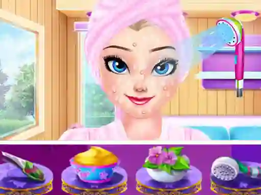 Elsa Holiday Spa Relax — 無料オンラインゲーム