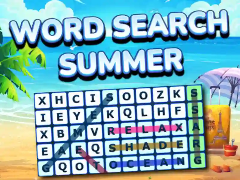 Word Search Summer — 無料オンラインゲーム