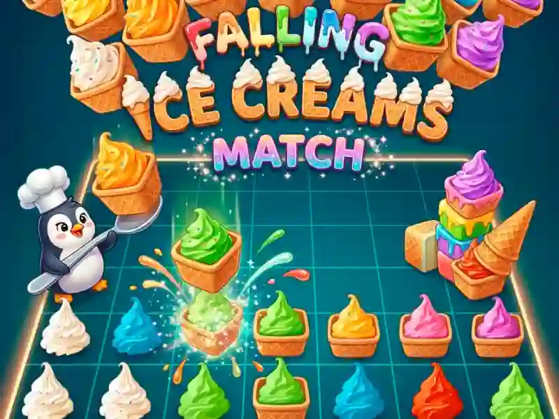 Falling Ice Creams Match — 無料オンラインゲーム
