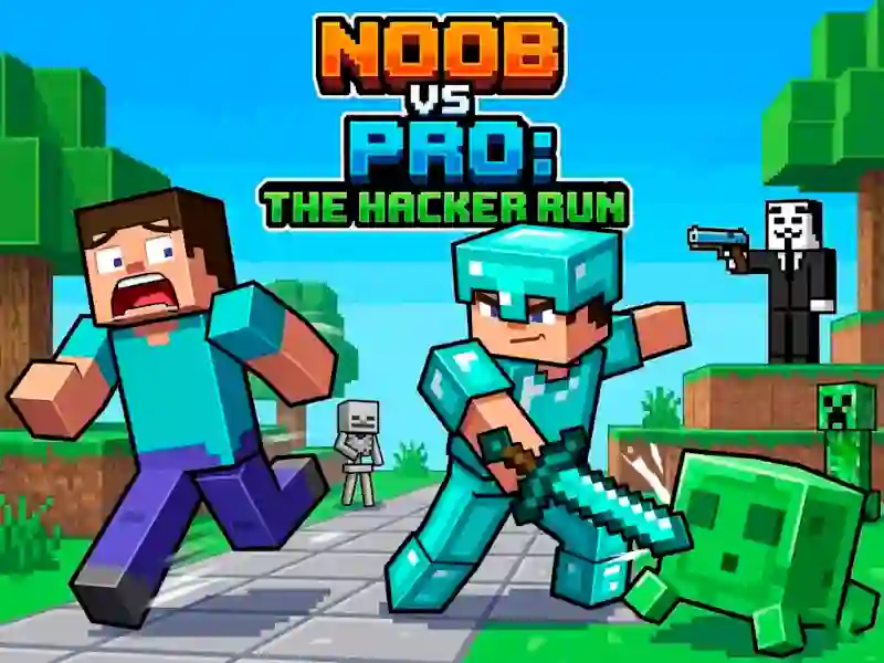Noob vs Pro Help Hacker danger Hacker — 無料オンラインゲーム