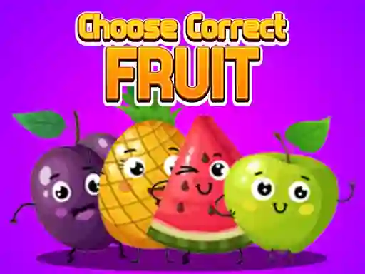 Choose Correct Fruit — 無料オンラインゲーム
