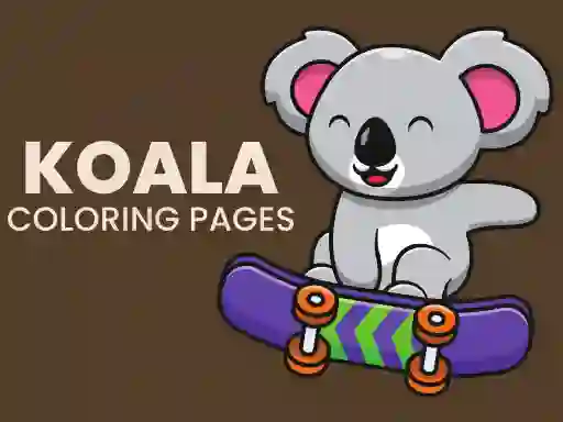 Koala Coloring Pages — 無料オンラインゲーム
