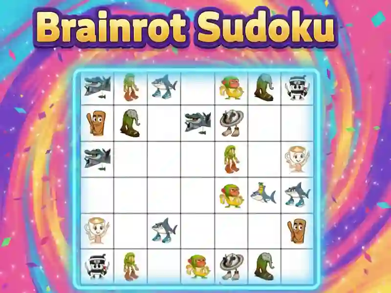 ゲームBrainrot Sudokuオンライン