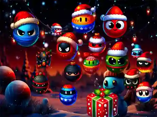 Christmas Rush : Red and Friend Balls — 無料オンラインゲーム
