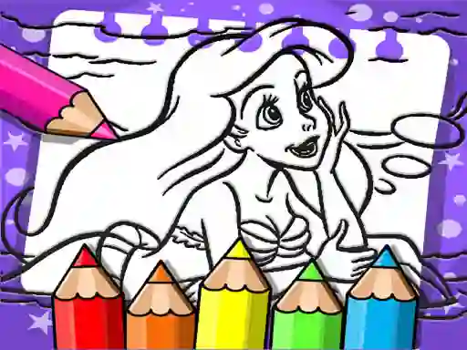 Ariel The Mermaid Coloring Book — 無料オンラインゲーム