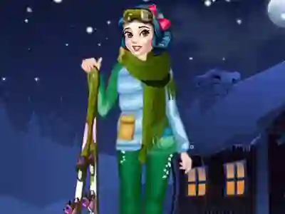 ゲームPrincess Winter Skiingオンライン