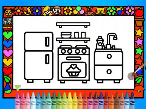 Color and Decorate Rooms — 無料オンラインゲーム