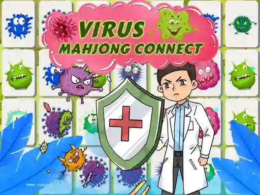 Virus Mahjong Connection — 無料オンラインゲーム