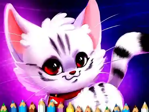 Cute Kitty Coloring — 無料オンラインゲーム