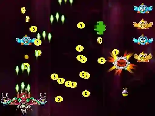 Space Attack Chicken Invaders — 無料オンラインゲーム