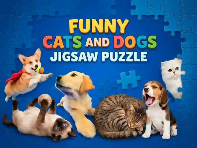 Funny Cats And Dogs Jigsaw Puzzle — 無料オンラインゲーム